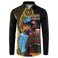 Happy Kwanzaa African Button Sweatshirt Tribal Dance LT7 - Wonder Print Shop