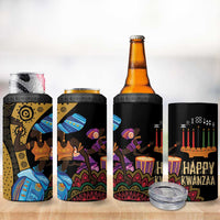 Happy Kwanzaa African 4 in 1 Can Cooler Tumbler Tribal Dance LT7 - Wonder Print Shop