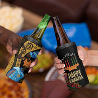 Happy Kwanzaa African 4 in 1 Can Cooler Tumbler Tribal Dance LT7 - Wonder Print Shop