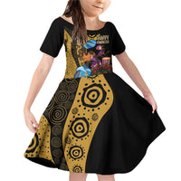 Happy Kwanzaa African Family Matching Off Shoulder Short Dress and Hawaiian Shirt Tribal Dance LT7 - Wonder Print Shop