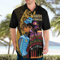 Happy Kwanzaa African Hawaiian Shirt Tribal Dance - Wonder Print Shop