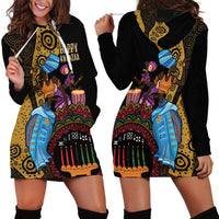 Happy Kwanzaa African Hoodie Dress Tribal Dance - Wonder Print Shop