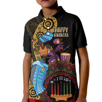 Happy Kwanzaa African Kid Polo Shirt Tribal Dance - Wonder Print Shop