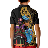 Happy Kwanzaa African Kid Polo Shirt Tribal Dance - Wonder Print Shop