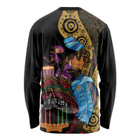 Happy Kwanzaa African Long Sleeve Shirt Tribal Dance - Wonder Print Shop