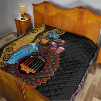 Happy Kwanzaa African Quilt Tribal Dance - Wonder Print Shop
