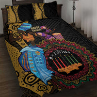 Happy Kwanzaa African Quilt Bed Set Tribal Dance - Wonder Print Shop