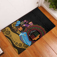 Happy Kwanzaa African Rubber Doormat Tribal Dance - Wonder Print Shop