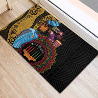 Happy Kwanzaa African Rubber Doormat Tribal Dance - Wonder Print Shop