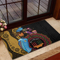 Happy Kwanzaa African Rubber Doormat Tribal Dance - Wonder Print Shop