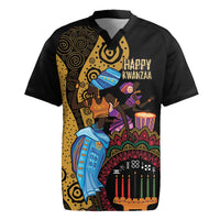 Happy Kwanzaa African Rugby Jersey Tribal Dance - Wonder Print Shop