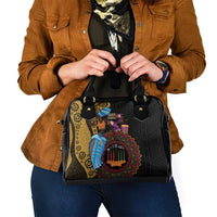 Happy Kwanzaa African Shoulder Handbag Tribal Dance