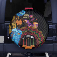 Happy Kwanzaa African Spare Tire Cover Tribal Dance - Wonder Print Shop