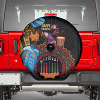 Happy Kwanzaa African Spare Tire Cover Tribal Dance - Wonder Print Shop
