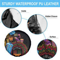 Happy Kwanzaa African Spare Tire Cover Tribal Dance - Wonder Print Shop