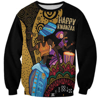 Happy Kwanzaa African Sweatshirt Tribal Dance - Wonder Print Shop