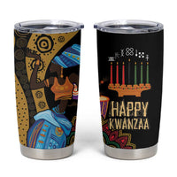 Happy Kwanzaa African Tumbler Cup Tribal Dance - Wonder Print Shop