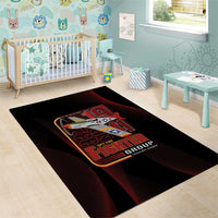 Tuskegee Airmen 332nd Spit Fire Area Rug On The Blue Sky - Wonder Print Shop