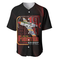Tuskegee Airmen 332nd Spit Fire Baseball Jersey On The Blue Sky - Wonder Print Shop