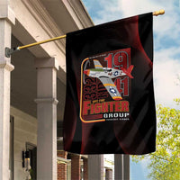 Tuskegee Airmen 332nd Spit Fire Garden Flag On The Blue Sky - Wonder Print Shop