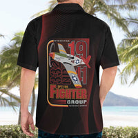 Tuskegee Airmen 332nd Spit Fire Hawaiian Shirt On The Blue Sky - Wonder Print Shop