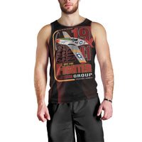 Tuskegee Airmen 332nd Spit Fire Men Tank Top On The Blue Sky - Wonder Print Shop