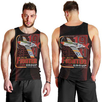 Tuskegee Airmen 332nd Spit Fire Men Tank Top On The Blue Sky - Wonder Print Shop