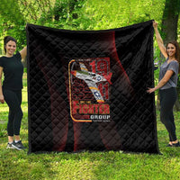 Tuskegee Airmen 332nd Spit Fire Quilt On The Blue Sky - Wonder Print Shop