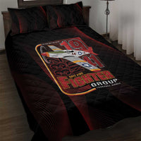 Tuskegee Airmen 332nd Spit Fire Quilt Bed Set On The Blue Sky - Wonder Print Shop