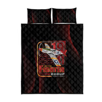 Tuskegee Airmen 332nd Spit Fire Quilt Bed Set On The Blue Sky - Wonder Print Shop