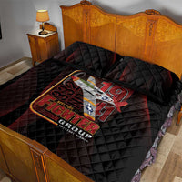 Tuskegee Airmen 332nd Spit Fire Quilt Bed Set On The Blue Sky - Wonder Print Shop