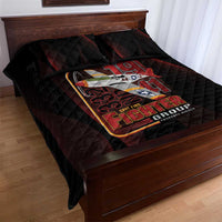 Tuskegee Airmen 332nd Spit Fire Quilt Bed Set On The Blue Sky - Wonder Print Shop