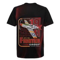 Tuskegee Airmen 332nd Spit Fire Rugby Jersey On The Blue Sky - Wonder Print Shop