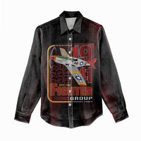 Tuskegee Airmen 332nd Spit Fire Women Casual Shirt On The Blue Sky - Wonder Print Shop