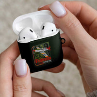 Tuskegee Airmen 332nd Spit Fire AirPods Case Camo Moss Green - Wonder Print Shop