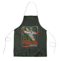 Tuskegee Airmen 332nd Spit Fire Apron Camo Moss Green - Wonder Print Shop