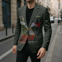 Tuskegee Airmen 332nd Spit Fire Blazer Camo Moss Green - Wonder Print Shop