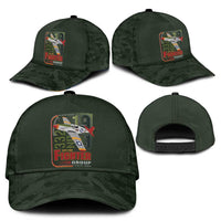 Tuskegee Airmen 332nd Spit Fire Classic Cap Camo Moss Green - Wonder Print Shop