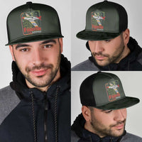 Tuskegee Airmen 332nd Spit Fire Mesh Trucker Cap Camo Moss Green - Wonder Print Shop
