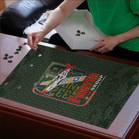 Tuskegee Airmen 332nd Spit Fire Puzzle Camo Moss Green - Wonder Print Shop