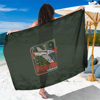 Tuskegee Airmen 332nd Spit Fire Sarong Camo Moss Green - Wonder Print Shop