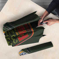 Tuskegee Airmen 332nd Spit Fire Umbrella Camo Moss Green - Wonder Print Shop