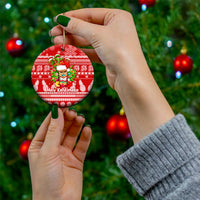 Hawaii Tiki Christmas Ceramic Ornament Mele Kalikimaka LT7 - Wonder Print Shop