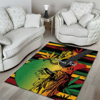Personalised Reggae Soul Area Rug Sketch Style LT7 - Wonder Print Shop