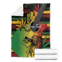 Personalised Reggae Soul Blanket Sketch Style