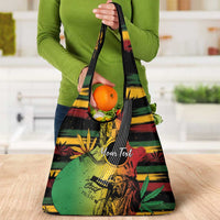 Personalised Reggae Soul Grocery Bag Sketch Style