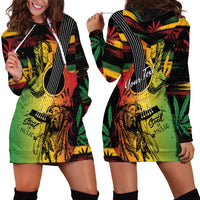 Personalised Reggae Soul Hoodie Dress Sketch Style - Wonder Print Shop