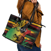Personalised Reggae Soul Leather Tote Bag Sketch Style - Wonder Print Shop