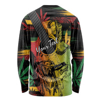 Personalised Reggae Soul Long Sleeve Shirt Sketch Style - Wonder Print Shop