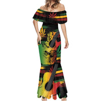 Personalised Reggae Soul Mermaid Dress Sketch Style - Wonder Print Shop